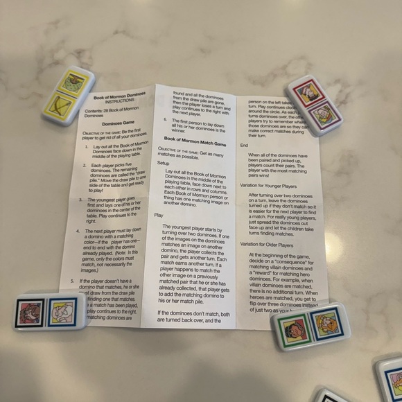 LDS Book of Mormon dominoes - Picture 5 of 5